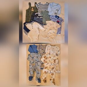 Bundle Of Baby Boys Clothing Size 0-3 Months